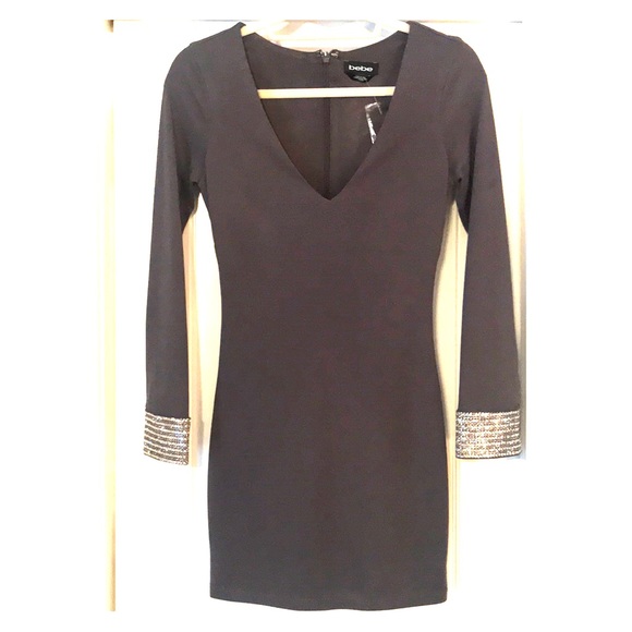 bebe Dresses & Skirts - Bebe grey tight dress
